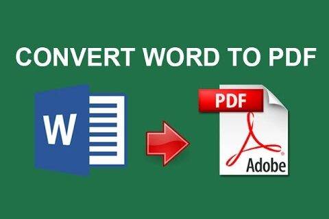 2 bước để chuyển từ Word sang PDF