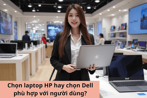 Chọn laptop HP hay chọn Dell phù hợp với người dùng?