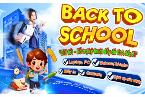 Back to School 2025: Laptop Cà Mau Giá Sốc – Giảm Đến 3 Triệu, Cài Đặt Phần Mềm Miễn Phí!